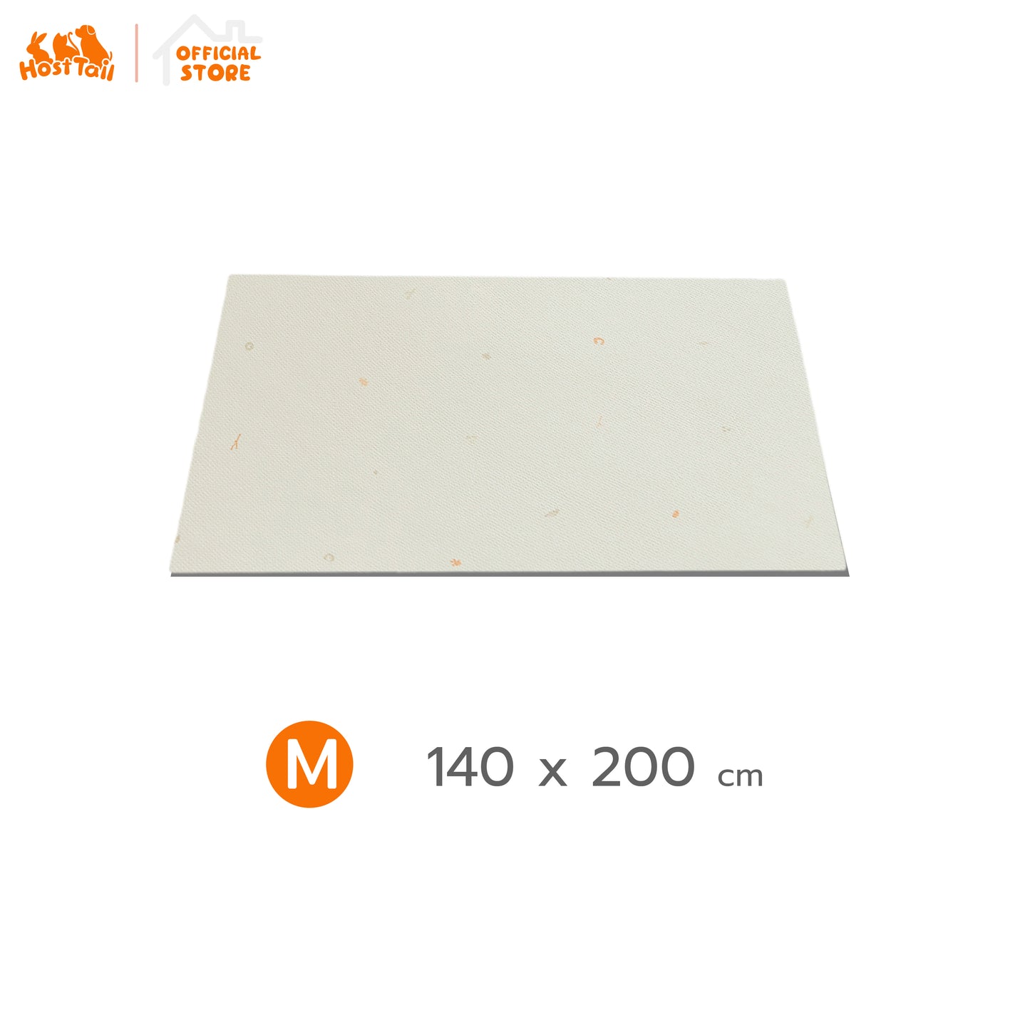 Hosttail แผ่นรองกันลื่นสำหรับสัตว์เลี้ยง 0.8cm Rollsafe petmat