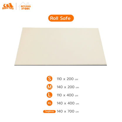 Hosttail แผ่นรองกันลื่นสำหรับสัตว์เลี้ยง 0.8cm Rollsafe petmat