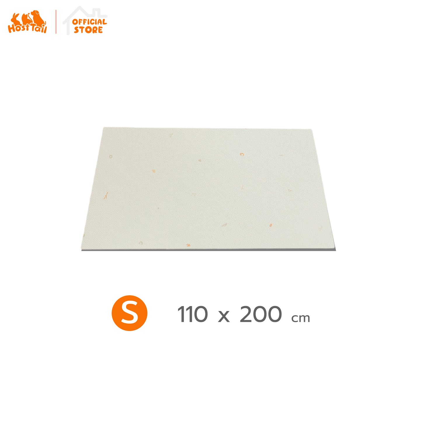 Hosttail แผ่นรองกันลื่นสำหรับสัตว์เลี้ยง 0.8cm Rollsafe petmat